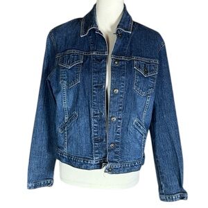 Vintage Signature by Levi Strauss denim jean trucker jacket Size Medium (8 - 10)